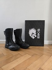 BKS Storm WP Motorcycle Boots (UK11,  Black)