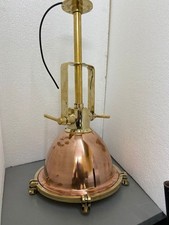 Large Brass & Copper Pendant