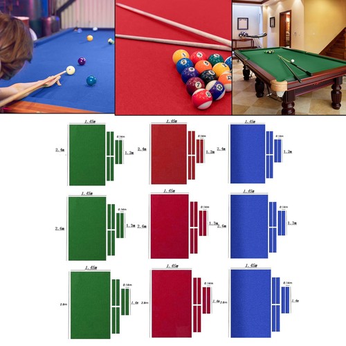 Billiard pool table cloth and - table,