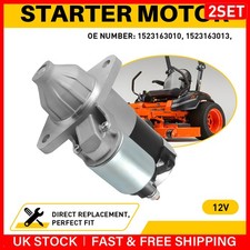 2PCS Starter Motor 12V 1.2KW