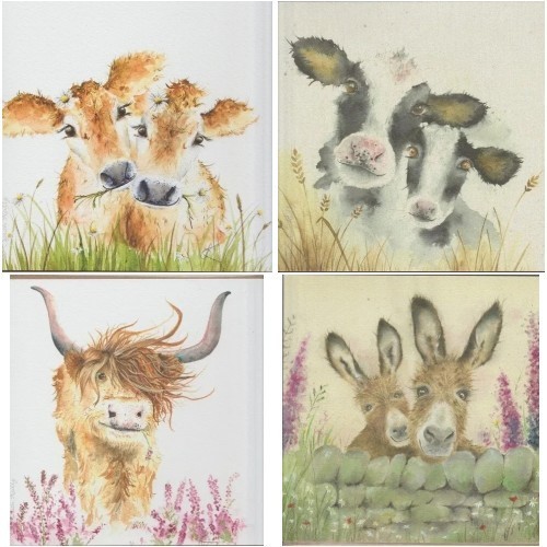 Love country cow donkey - love,