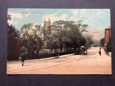 The Brampton, Newcastle Staffordshire Vintage Postcard P52