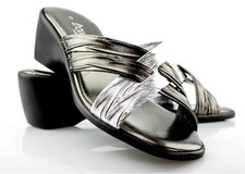 Ladies Womens Mid Wedge Heel