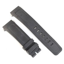 IWC Aquatimer 2000 Mens IWC 3568 Black Rubber 22mm to 20mm Wide Watch Strap