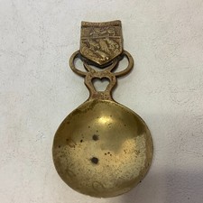 Vintage Brass Tea Caddy Spoon