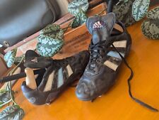 Retro Adidas Santiago Liga Football Boots UK Size 8.5 Black Vintage 1996 Rare 