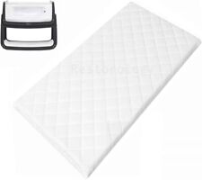 Replacement Mattress Snuz Pod3 Bedside Crib Quilted Size L80 x W44 cm Thick 4 cm