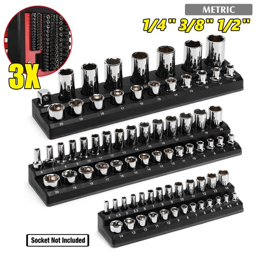 3pcs magnetic socket organizer - 3pcs,