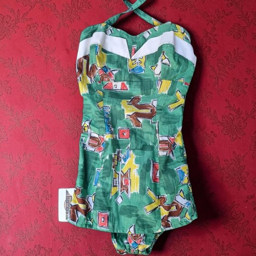True vintage vtg 1950s cotton - 1950s,