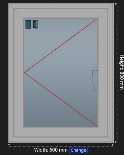 Window upvc double glazed - window,