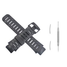 14cm-23.3cm Watch Band Soft Rubber Wrist Straps Replacement for Suunto X-Lander