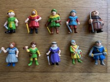 Vintage SOMA 2" ROBIN HOOD x 10 Toy Figures. Excellent condition 1980s 1990s