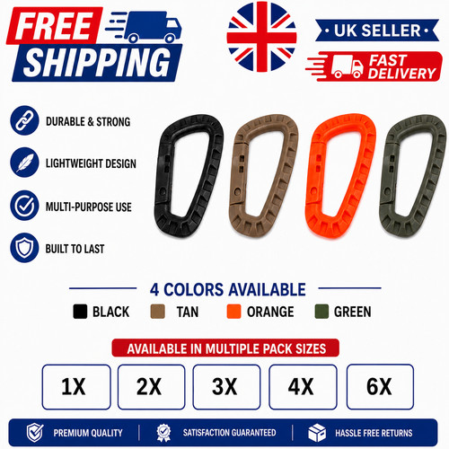 6x tactical carabiner - 1/2/3/6x,