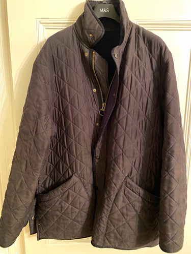 Barbour men blue quilted - barbour,
