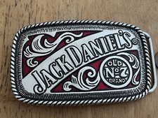 Jack Daniels whiskey Buckle brand N7 Authentic Product 35A1F Size 100x60mm VGC