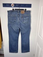 Levi’s men’s 517 orange tab denim jeans 1980s vintage in blue 38” waist