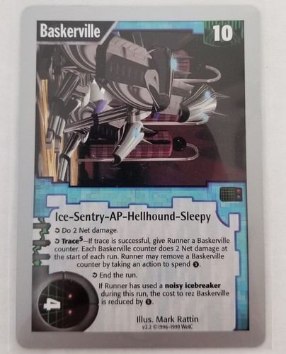 Rare baskerville card - rare,