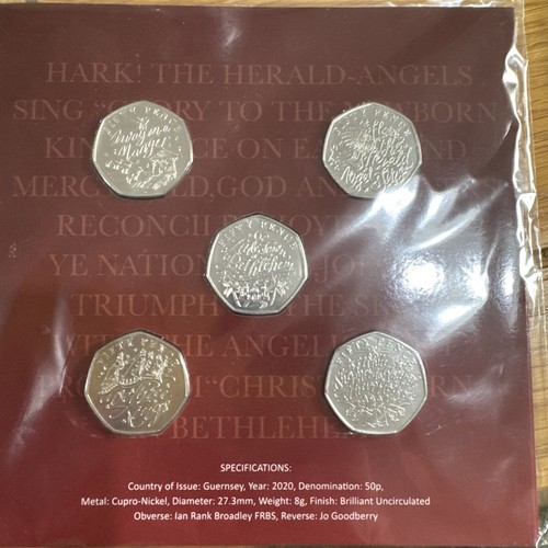Christmas carols 50p coin - 5,