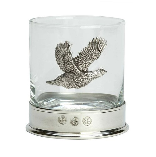 Pewter whisky glass tumbler - pewter,