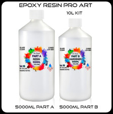 1A:1B VOLUME Premium Epoxy Resin Glass Crystal Clear Casting Art Craft NOBUBBLES