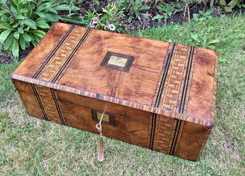 Large antique victorian walnut - antique,