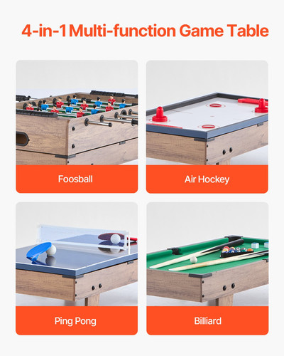 Combo game table set - 4-in-1,