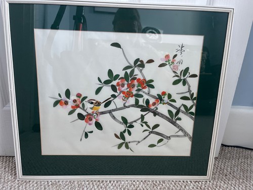 Chinese style silk painting