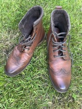 Men's Lace Up Brogue Boots