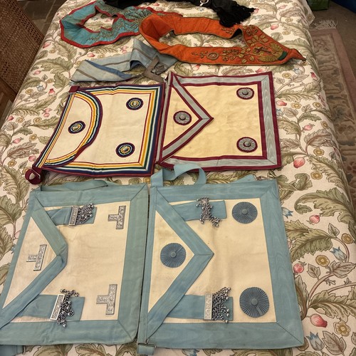 Vintage masonic apron - vintage,