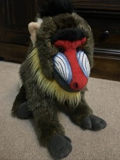 Mandrill monkey soft toy - mandrill,