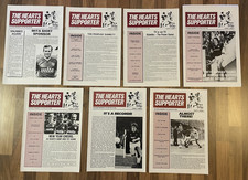 Hearts Supporter Fanzine x7 HMFC Hearts FC Heart of Midlothian Vol VI 1-7 1985