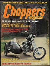 JANUARY 1975 CHOPPERS MAGAZINE