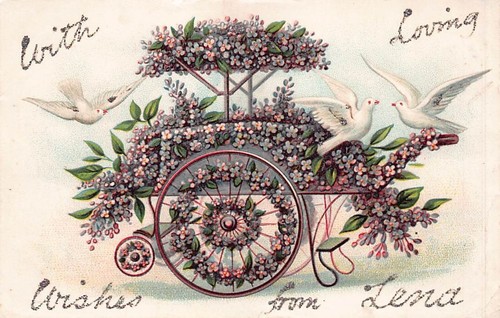 Family history postcard - family,