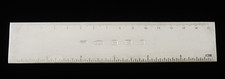 6 Inch Sterling Silver Ruler