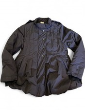 Jottum Navy Blue Peplum Jacket