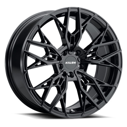 One inch black alloy wheel - black,