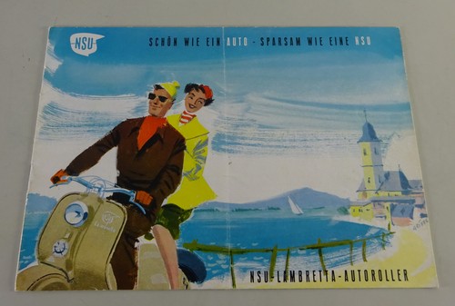 Nsu lambretta scooter brochure - lambretta,
