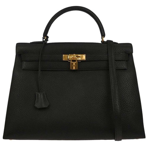 Hermes black ardennes - hermes, kelly