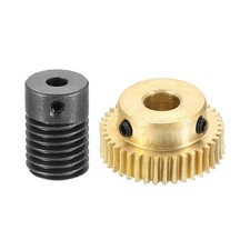Worm Gear Set 0.5 Module 1:40