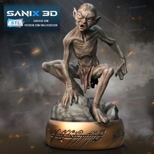 Gollum figure statue - figure,