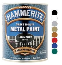 Hammerite - Hammered Direct To Rust Metal Paint - All Colours - All Sizes