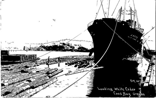 Loading white cedar coos bay - coos,