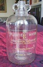 Glass Flagon Demijohn 1 Gallon Evans Medical Supplies Limited  Purified Water