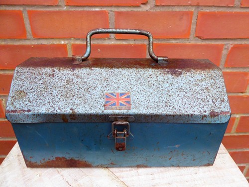 Vintage lunchbox toolbox made - lunchbox, toolbox,