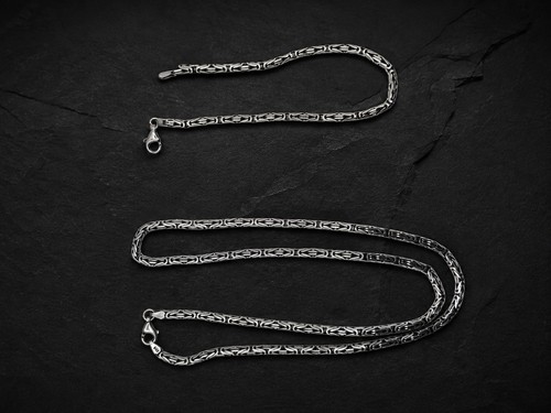 925 sterling silver king chain - 925,