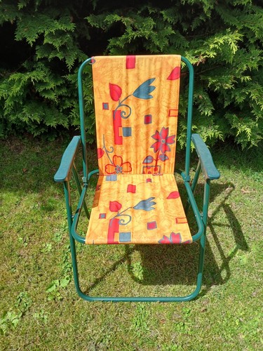 Vintage floral folding deck - vintage,