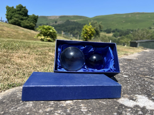 Vintage full glass spheres - vintage,