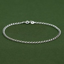 Sterling Silver Open Curb