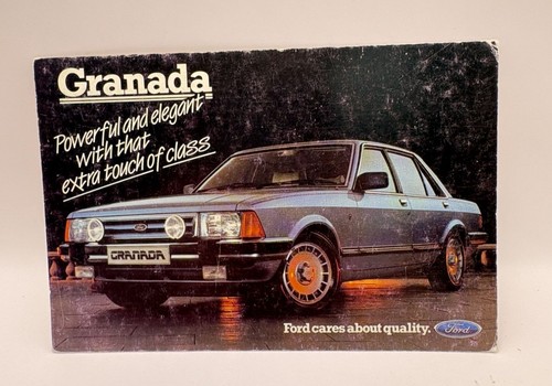 Vintage postcard ford granada - vintage,