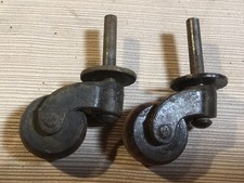 2 Vintage Antique 1” Wooden